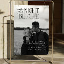 Search for rehearsal dinner wedding signs The night before