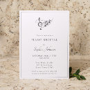 Search for black white music notes invitations Elegant