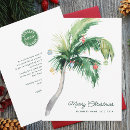Search for palm tree holiday cards Elegant