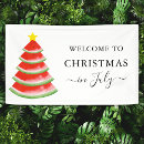 Search for christmas banners Christmas in july