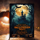 Search for full moon party invitations Jack o lantern