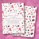 Search for pizza and pajamas party invitations Pink