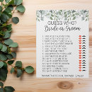 Search for guess who games bridal shower gifts Bride or groom