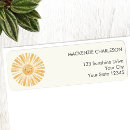 Search for sunshine return address labels Watercolor