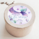 Search for mermaid birthday stickers Purple