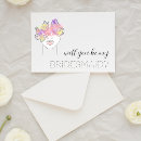 Search for fonts bridesmaid cards Original