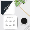 Search for aftercare business cards Black and white