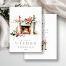 Search for warm wishes christmas cards Watercolor