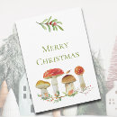 Search for mushroom christmas cards Green