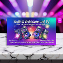 Search for music business cards Djs