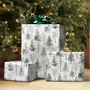 Search for pine tree wrapping paper Watercolor
