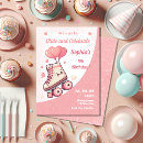 Search for roller skating invitations Pink