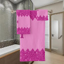 Search for pink monogram bath towels Glitter