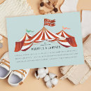 Search for circus baby shower invitations Vintage