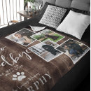 Search for memory photo blankets Pet loss