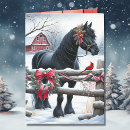 Search for horse christmas cards Rustic barn
