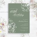 Search for for her 60th birthday invitations Simple