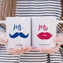 Search for mustache mugs His and hers