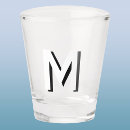 Search for monogram shot glasses Modern