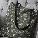 Search for holiday tote bags Snowflake