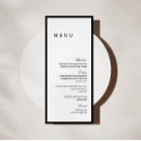 Search for handwritten wedding menus Minimalist