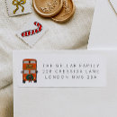 Search for travel return address labels England