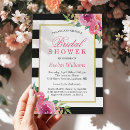 Search for red black bridal shower invitations Gold