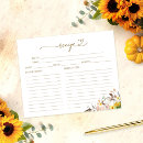 Search for sunflower recipe cards Bridal shower