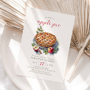 Search for pie party invitations Vintage