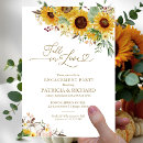 Search for sunflower engagement party invitations Botanical