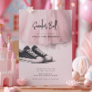 Search for sneakers birthday invitations Pink