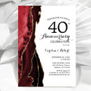 Search for 40th anniversary invitations Elegant