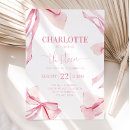 Search for 13th birthday invitations Coquette bow