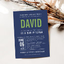 Search for modern bar bat mitzvah invitations Simple