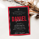 Search for red and black invitations Trendy