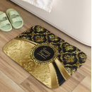 Search for black and gold bath mats Elegant