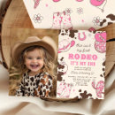 Search for rodeo party invitations Pink