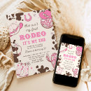 Search for cowgirl birthday invitations Brown