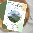 Search for the adventure begins invitations Simple