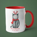 Search for christmas cat mugs Cute