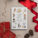 Search for winter wonderland save the date postcards Christmas party