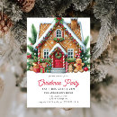 Search for gingerbread house christmas invitations Modern