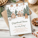Search for gingerbread house invitations Decorating party