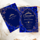 Search for royal blue quinceanera invitations 15th birthday