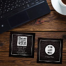 Search for leather business cards Qr code