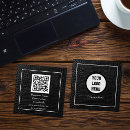 Search for leather business cards Qr code