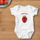 Search for strawberry baby clothes Red