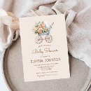 Search for vintage baby shower invitations Boho