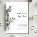 Search for holly wedding invitations Simple