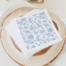 Search for blue toile napkins Baby shower